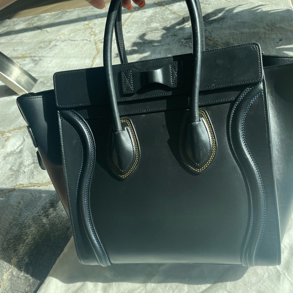 Celine Micro Luggage multi color stitching - Picture 4 of 8